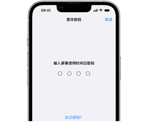 德阳iPhone屏幕维修分享iPhone屏幕使用时间密码忘记了怎么办 