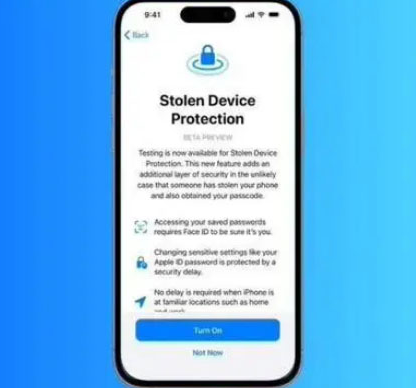 德阳苹果授权维修店分享被盗设备保护功能开启方法