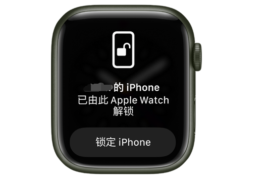德阳苹果手机维修分享用 AppleWatch 解锁配备面容 ID 的 iPhone方法 